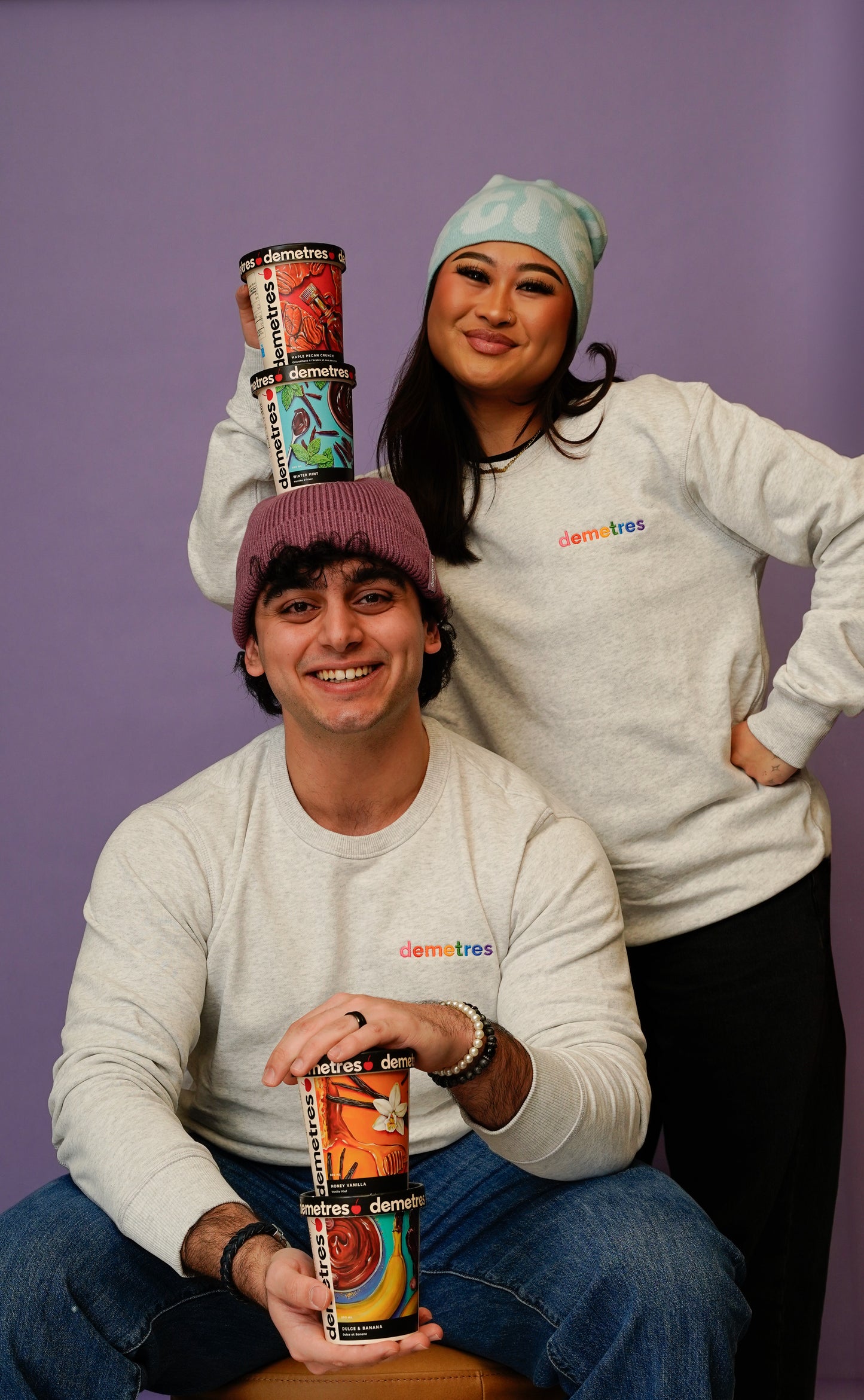 Coconut Starburst Sweatshirt