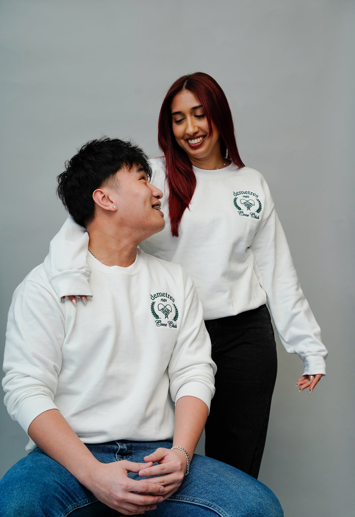 Cone Club Sweatshirt in "Cloud"