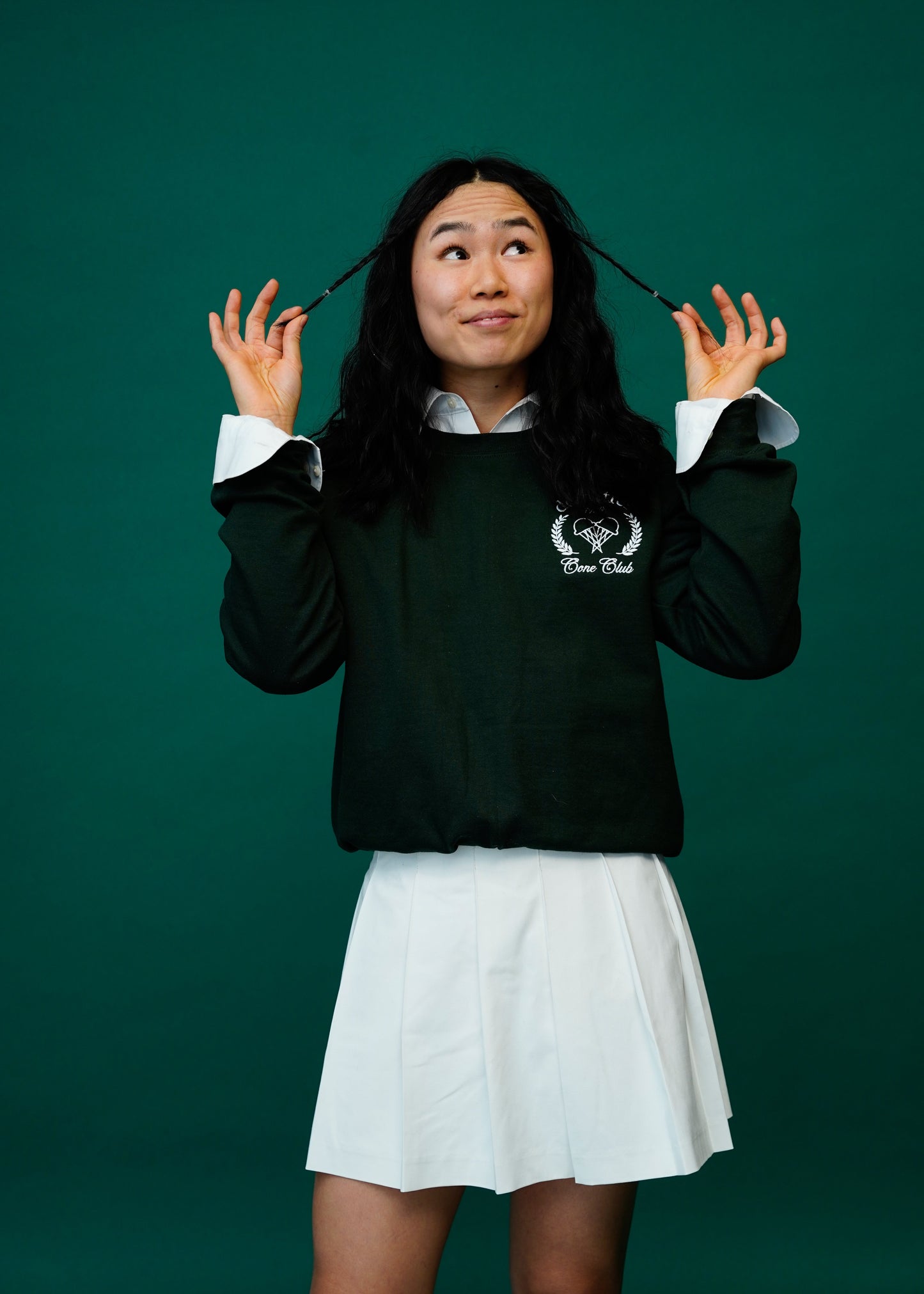 Cone Club Sweatshirt in "Evergreen"
