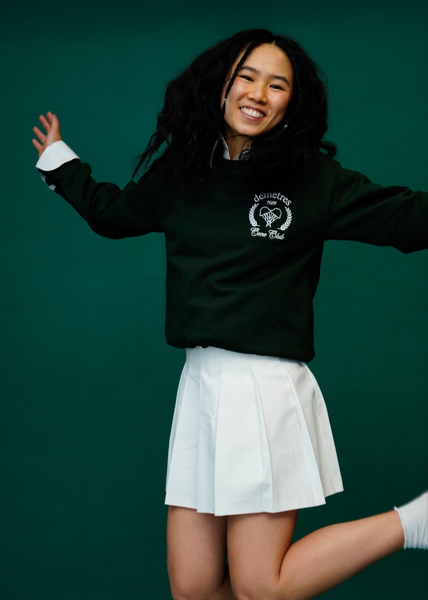 Cone Club Sweatshirt in "Evergreen"
