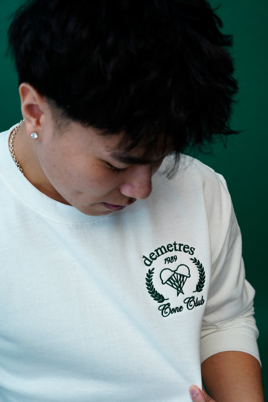 Cone Club Sweatshirt in "Cloud"